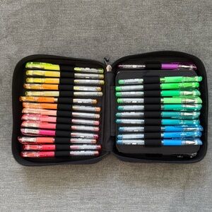 ColorIt Glitter Gel Pen 48 Set & 48 Refills Adult Coloring Arts & Crafts